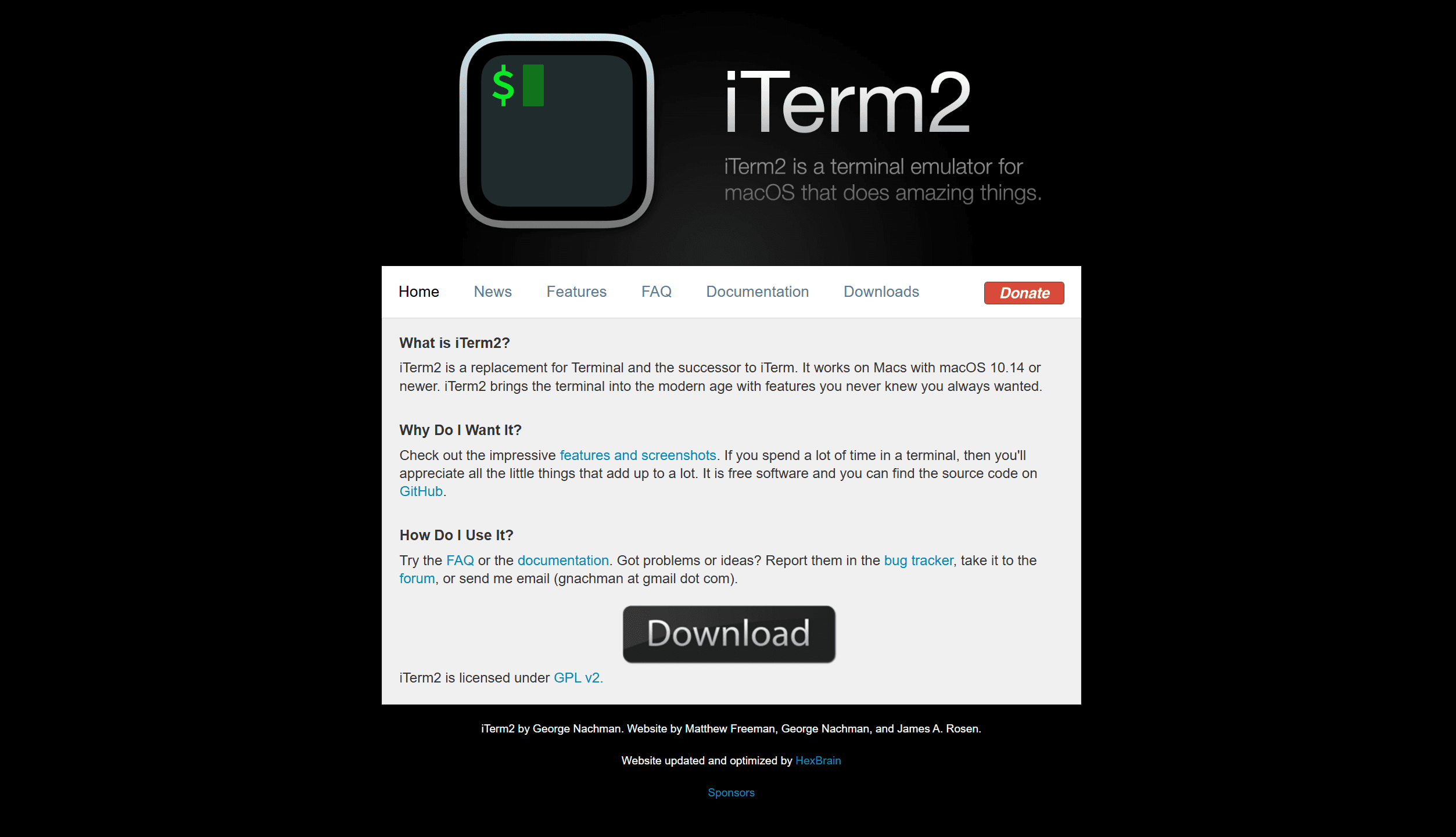 iTerm2 terminal app showing split panes on a Mac developer machine