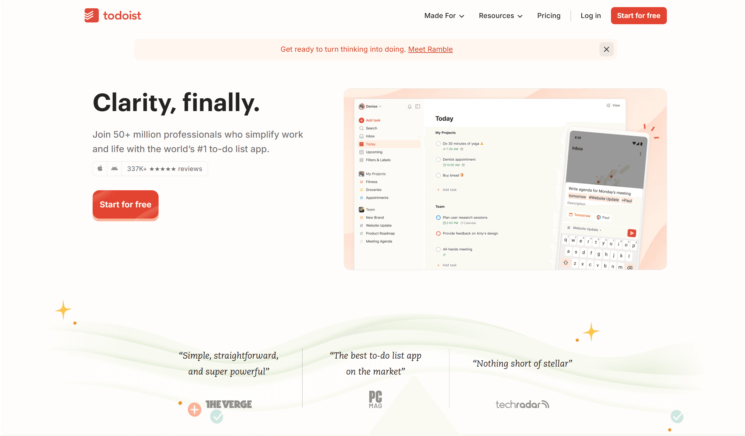 Todoist Chrome extension for capturing tasks from any webpage